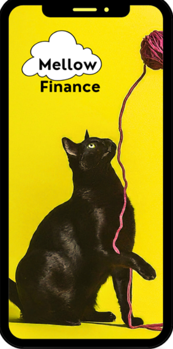 Phone displaying Mellow Finance